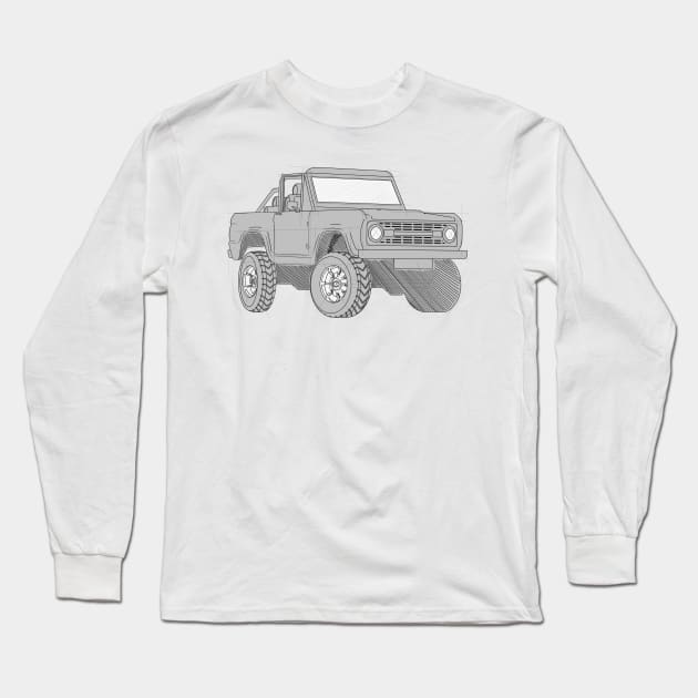 Bronco Long Sleeve T-Shirt by jUx